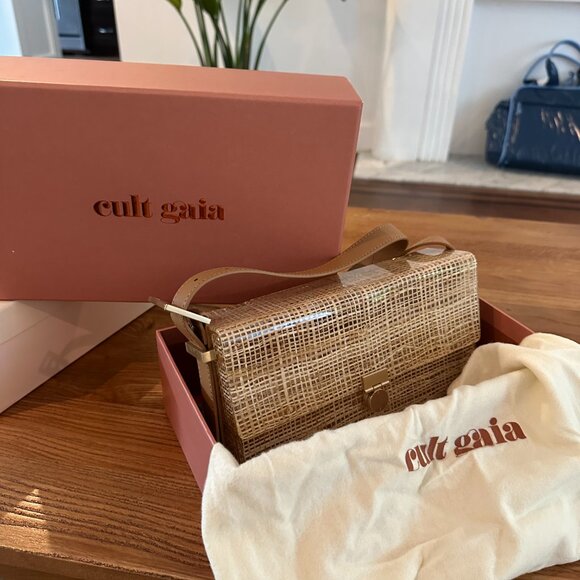 Brand new Cult Gaia bag Arezoo Acrylic straw purse - Picture 5 of 5